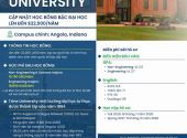 DU HỌC MỸ - TRINE UNIVERSITY – CẬP NHẬT HỌC BỔNG BẬC ĐẠI HỌC LÊN ĐẾN $22,000/NĂM