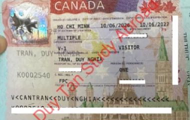 Chúc mừng visa du lịch Canada 2026 - Trần Duy Nghĩa!