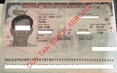 Chúc mừng visa du lịch Mỹ 2026 - Phùng Văn Bình!