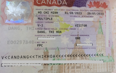 Visa du lịch Canada - Đặng Thị Hoà
