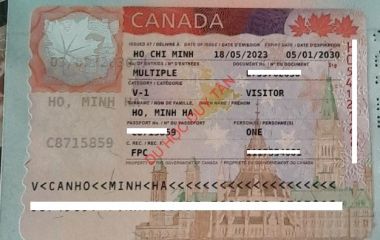 Visa du lịch Canada - Hồ Minh Hà