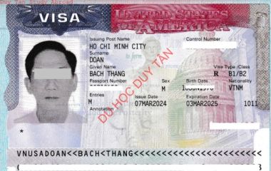 Visa du lịch Mỹ 2024 - Đoàn Bách Thắng