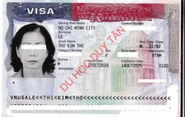 Visa du lịch Mỹ 2024 - Lê Thị Kim Tho