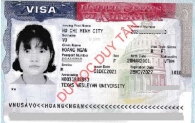 Võ Hoàng Ngân đậu Visa Du Học Mỹ!