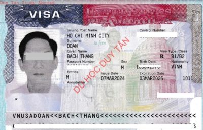 Visa du lịch Mỹ 2024 - Đoàn Bách Thắng