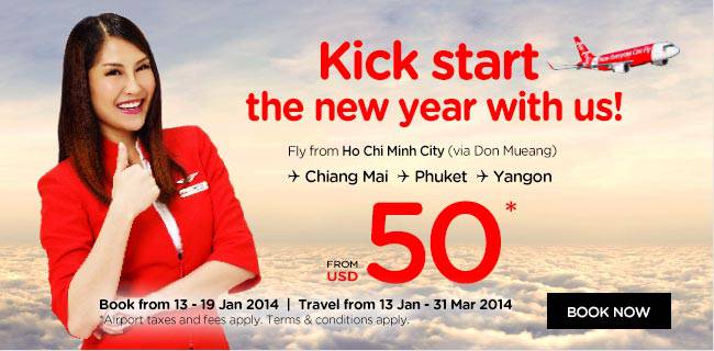 Khởi đầu năm mới cùng Air Asia!