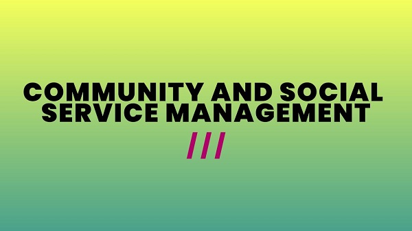 Community and Social Service Management tại Conestoga College