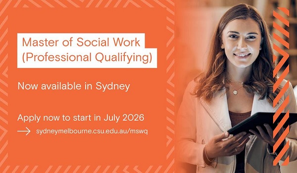Du học Úc - Thạc sĩ Công tác Xã hội (Master of Social Work) - Charles Sturt University
