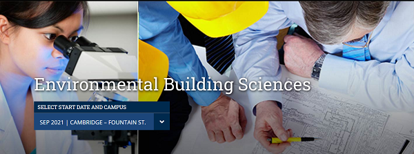 Environmental Building Sciences tại Conestoga College