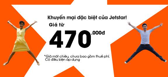 Vé máy bay Jetstar Pacific - Giá rẻ hàng ngày, mọi người cùng bay!
