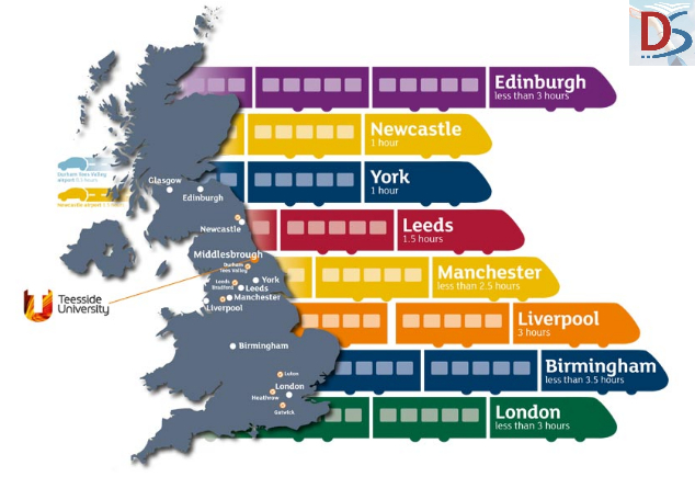 Teesside University location